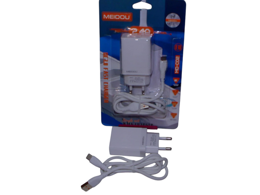 CHARGEUR MEIDU FAST TYPE C MIN 3 PCS