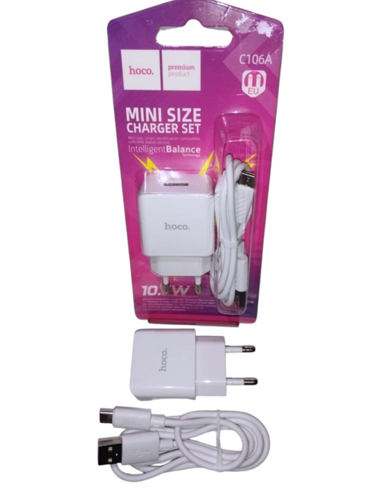 CHARGEUR HOCCO TYPE C MIN 3 PCS