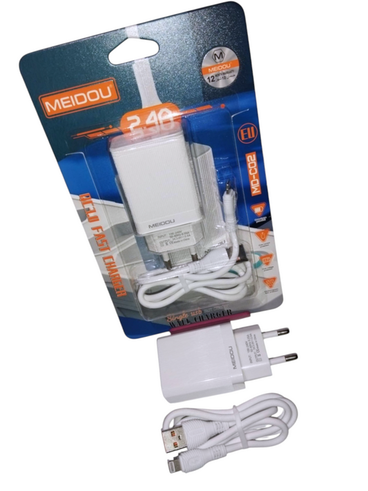 CHARGEUR FAST MEIDU IPHONE MIN 3 PCS