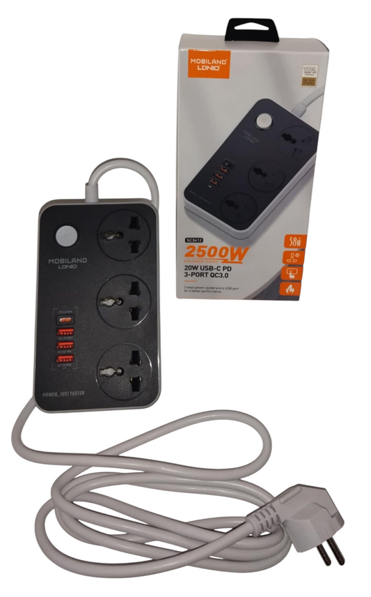 MULTI PRISE USB ET TYPE C ID